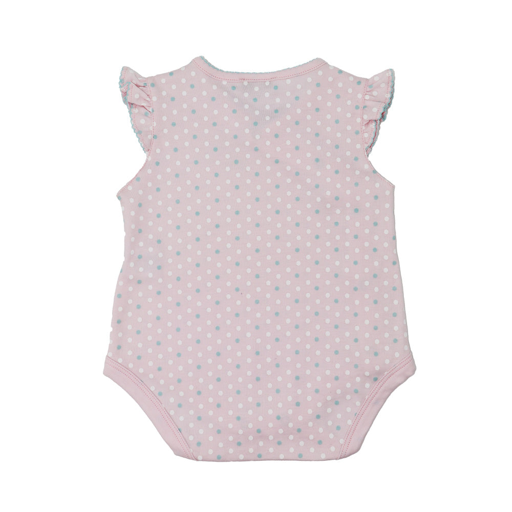 Magnolia Baby Little Birds Pink Pima Cotton Baby Footie