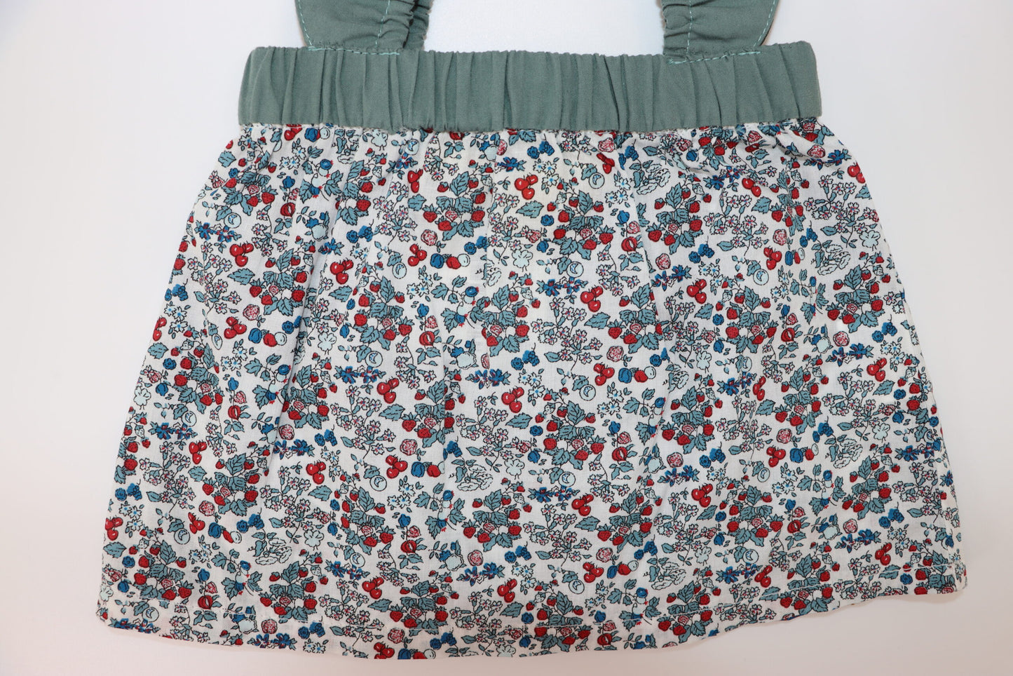 Mi Pequeno Lucas Ibiza Wing Shirt with Cherry Flower Pattern