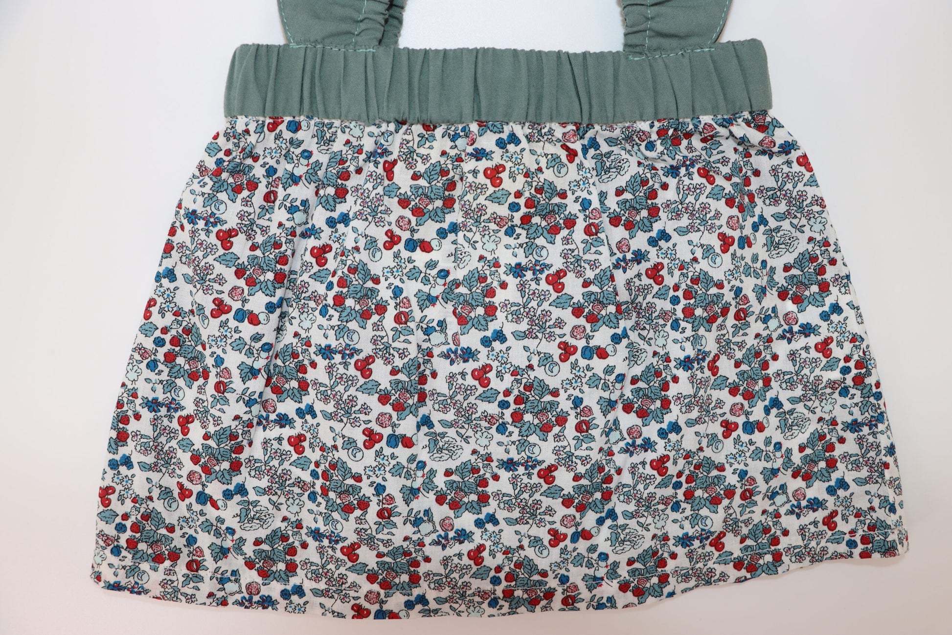 Mi Pequeno Lucas Ibiza Wing Shirt with Cherry Flower Pattern