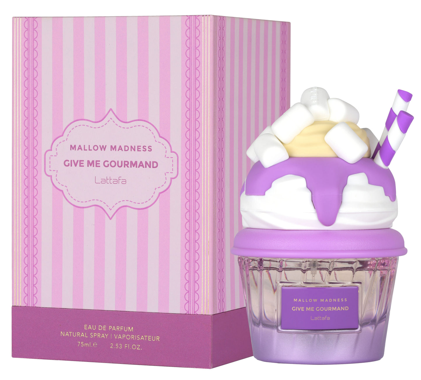 Lattafa Mallow Madness Sweet Gourmand Strawberry and Marshmallow Perfume