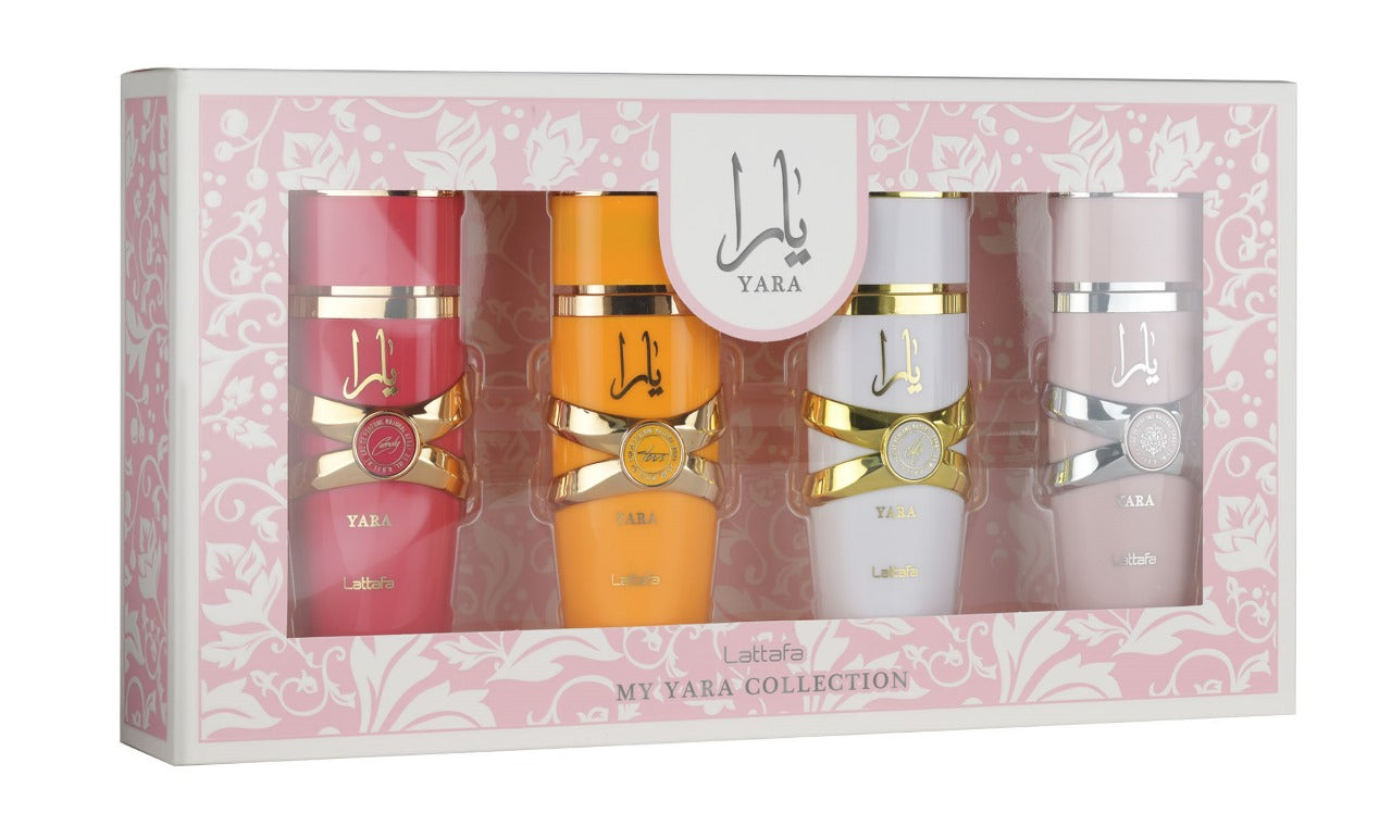 Lattafa My Yara Collection Four Piece Mini Perfume Gift Set