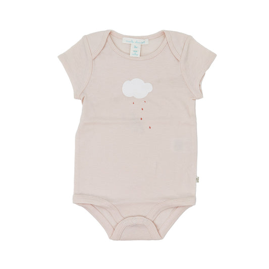 Marie Chantal Soft Cotton Cloud Print Baby Body Suits 3-Pack
