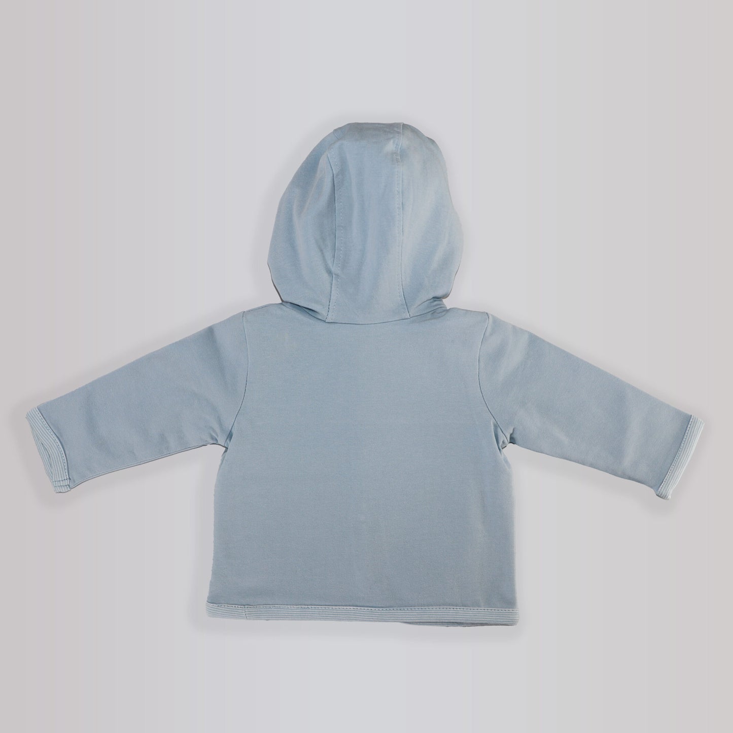 Noppies Baby Light Blue Soft Knit Long Sleeve Crewneck Top