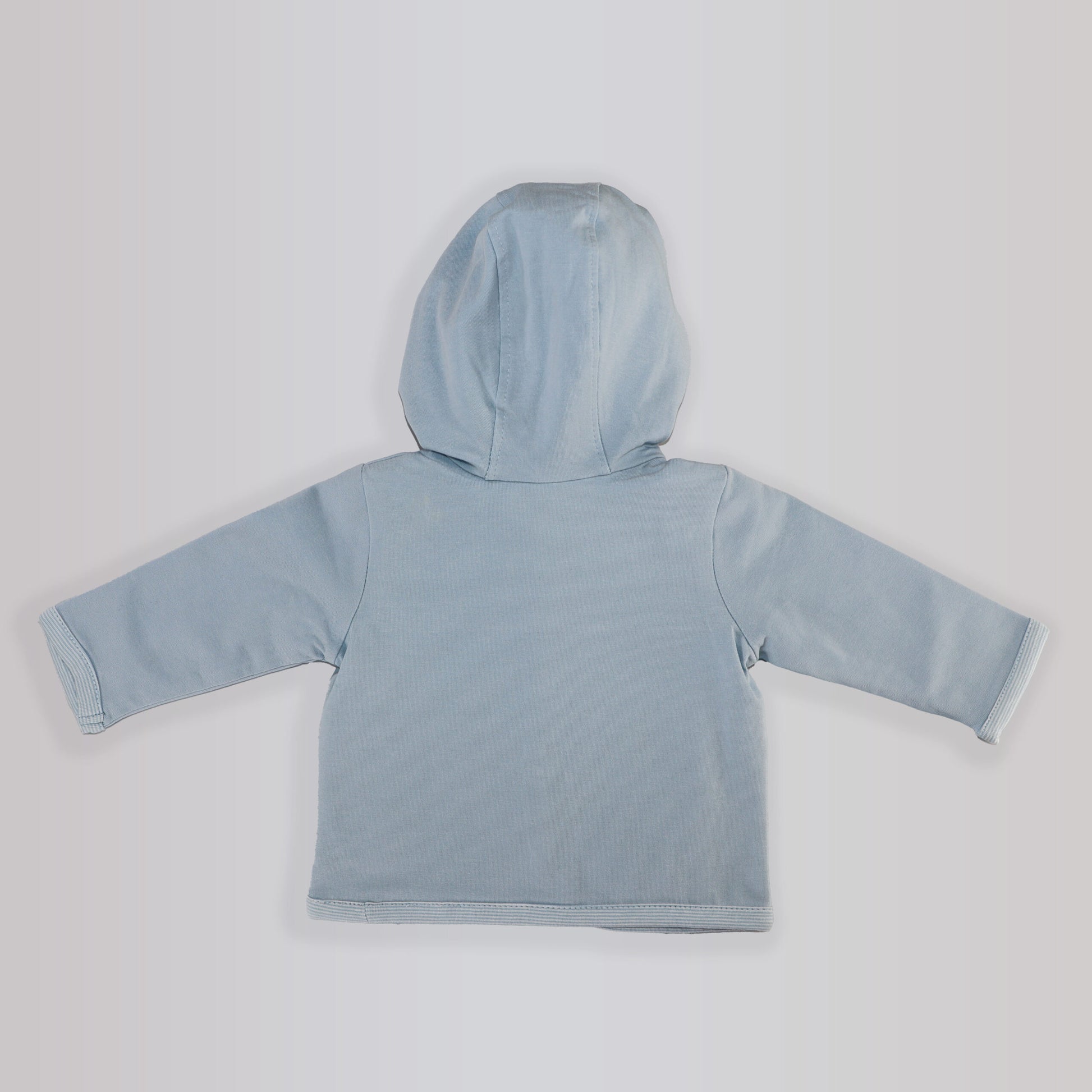 Noppies Baby Light Blue Soft Knit Long Sleeve Crewneck Top
