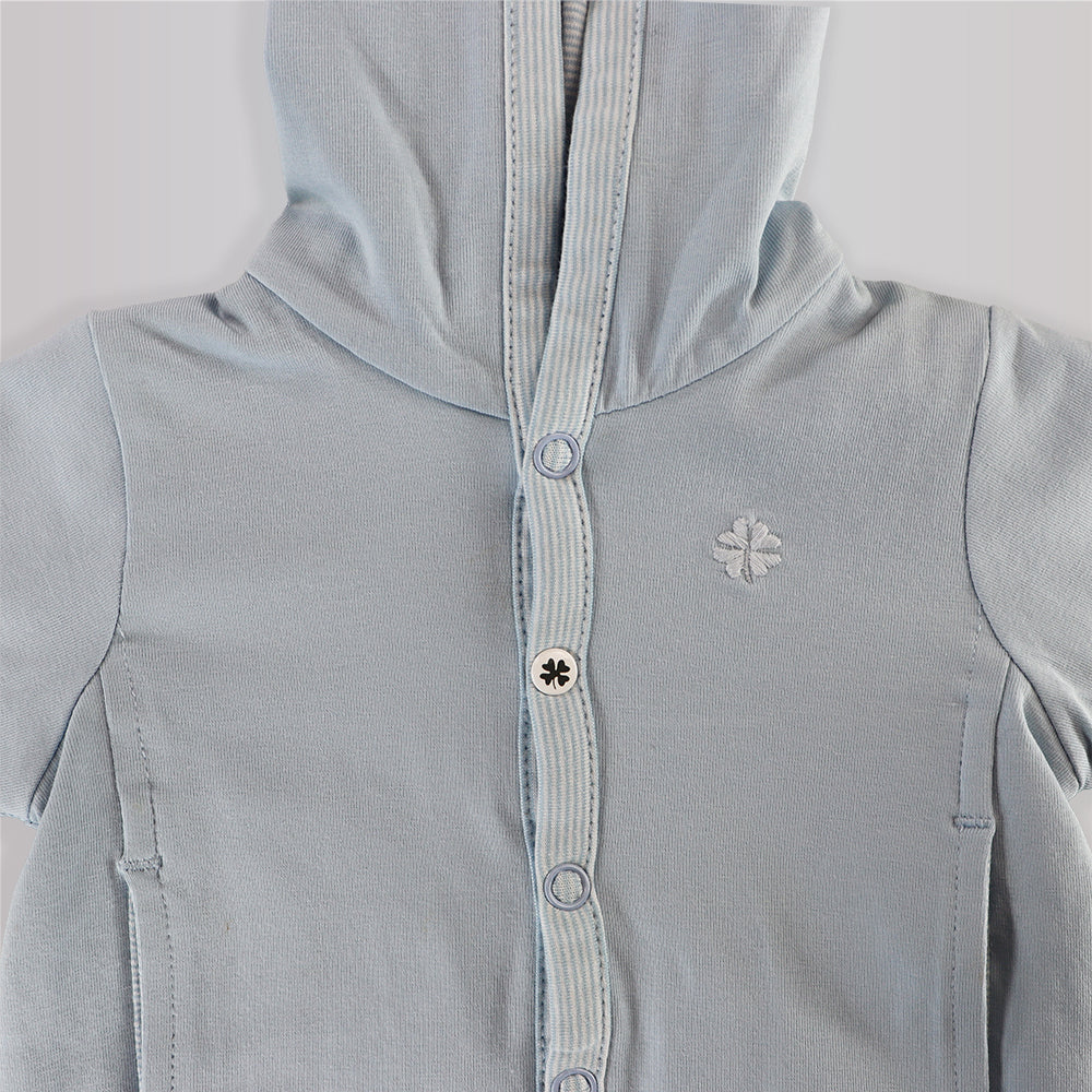 Noppies Baby Light Blue Soft Knit Long Sleeve Crewneck Top