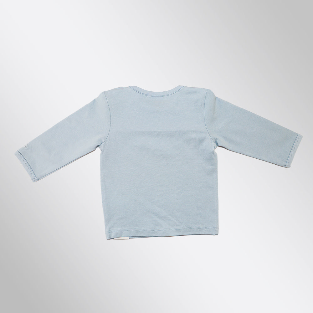Noppies Baby Soft Light Blue Cotton Blend Essential Leggings
