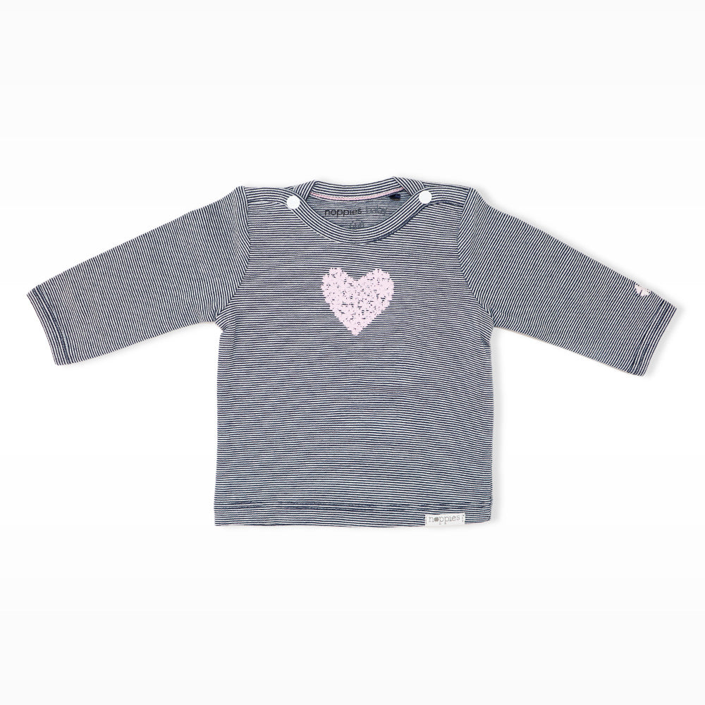 Noppies Baby Navy Blue Soft Cotton Comfortable Everyday Essential Romper