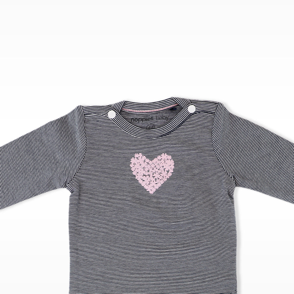 Noppies Baby Navy Blue Soft Cotton Comfortable Everyday Essential Romper