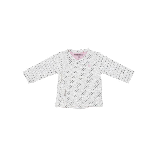 Soft White Noppies Baby Premature Newborn Organic Cotton Bodysuit