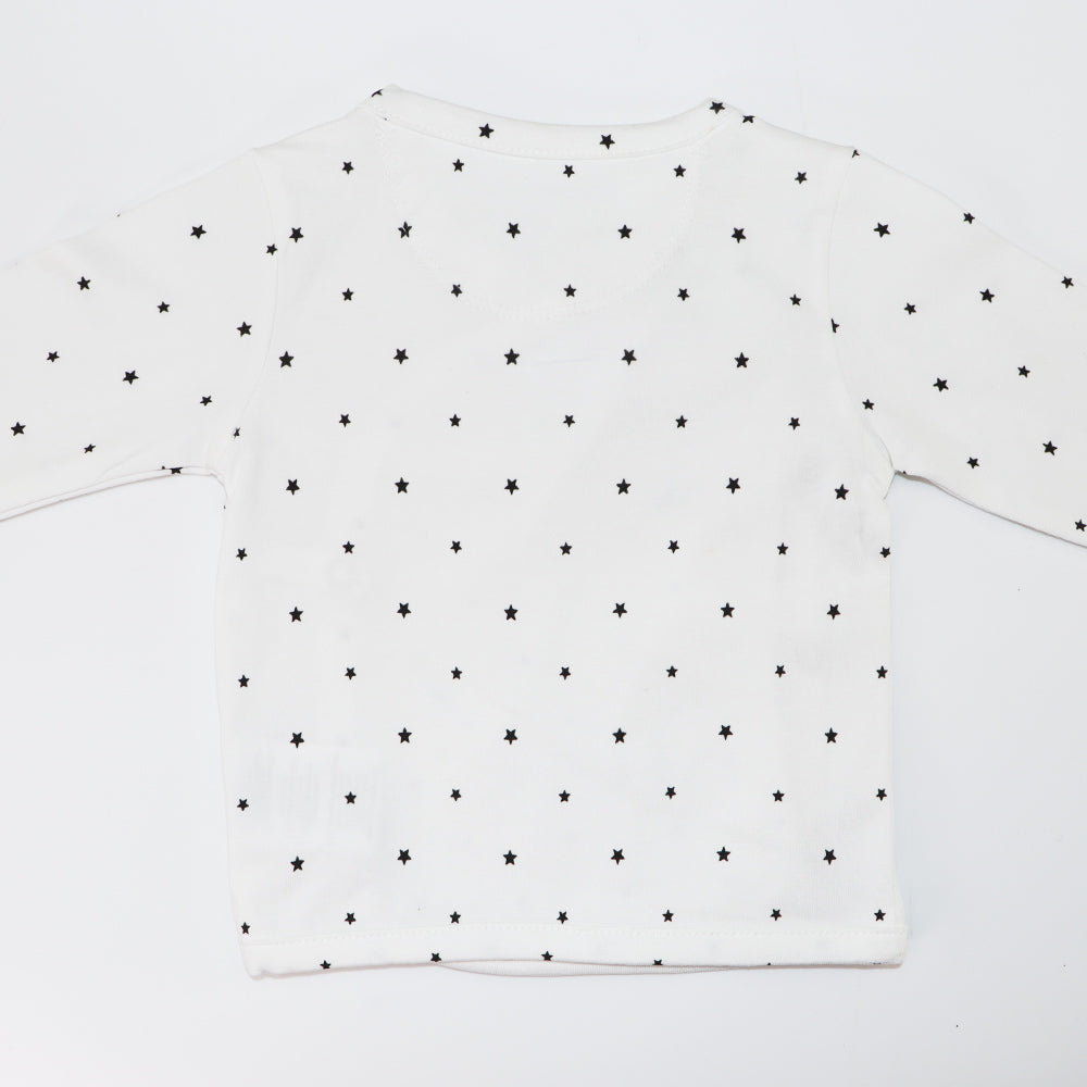 Noppies Baby Classic White Soft Cotton Newborn Wrap Bodysuit