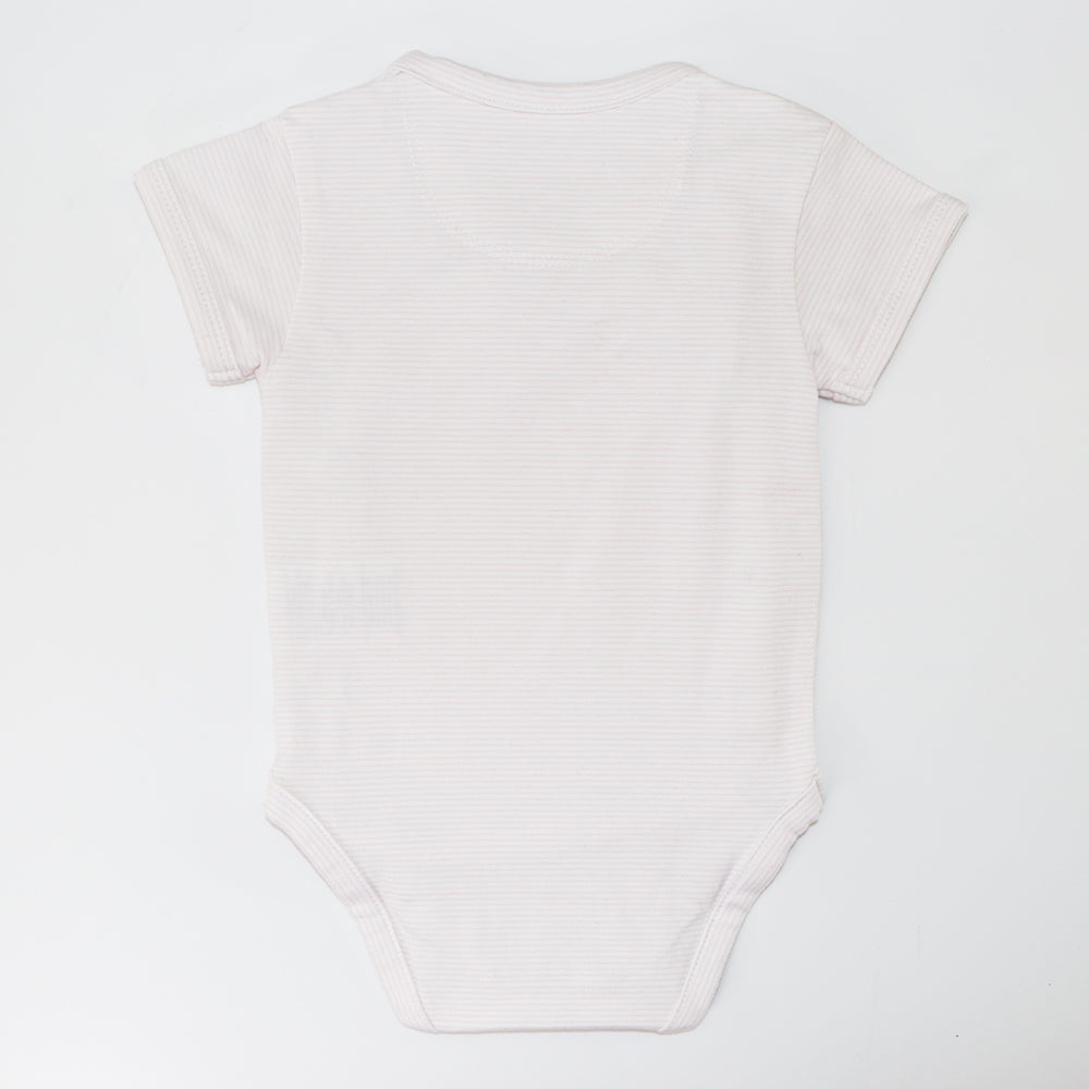 Noppies Baby Light Rose Cotton Romper for Infants 2-4 Months