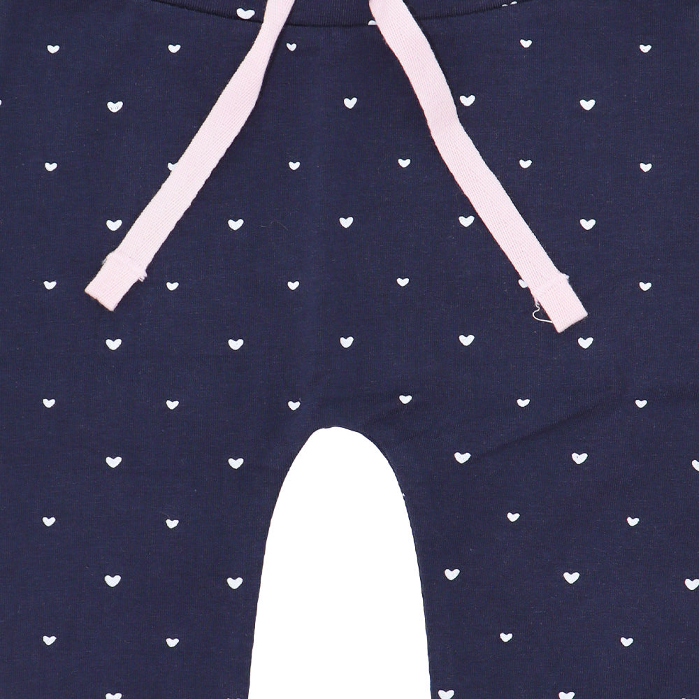 Noppies Baby Navy Blue Cotton T-Shirt with NOP Graphic