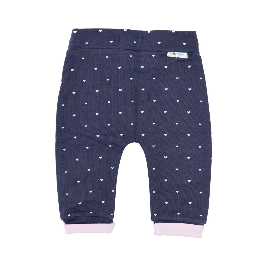 Noppies Baby Navy Blue Cotton T-Shirt with NOP Graphic