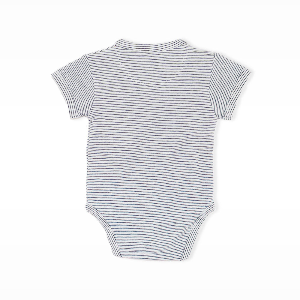 Noppies Baby Navy Long Sleeve NOP Graphic Cotton Top