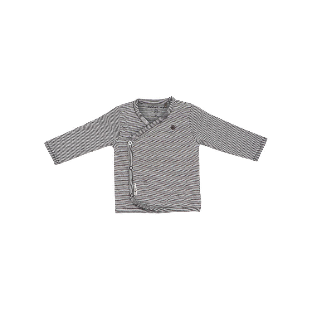 Noppies Baby Anthracite Soft Cotton Long Sleeve Everyday Top