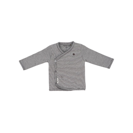Noppies Baby Anthracite Soft Cotton Long Sleeve Everyday Top