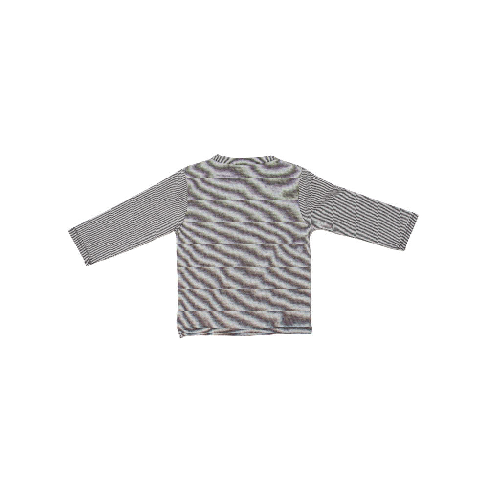Noppies Baby Anthracite Soft Cotton Long Sleeve Everyday Top