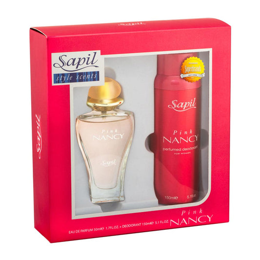 Sapil Nancy Pink Enchanting Floral and Fruity Perfume Gift Set
