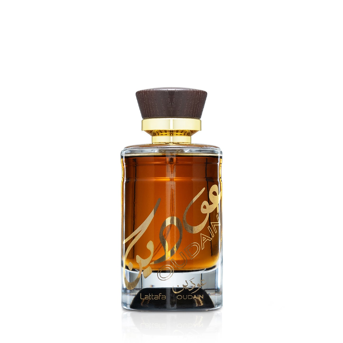 Lattafa Oudain Eau De Parfum Spray Saffron and Warm Caramel