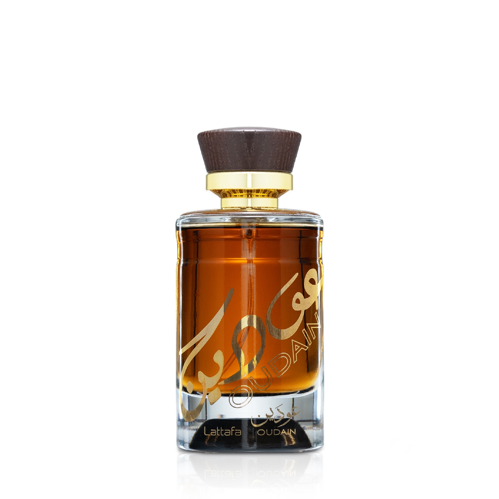 Lattafa Oudain Eau De Parfum Spray Saffron and Warm Caramel