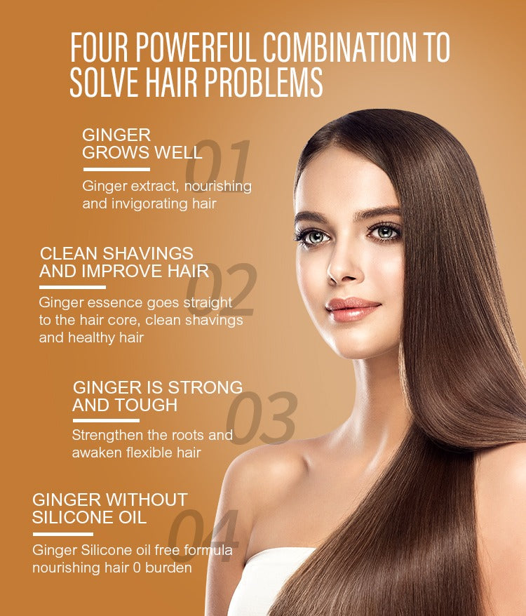 Jan London Ginger Anti-Dandruff Shampoo for Dry Itchy Scalp