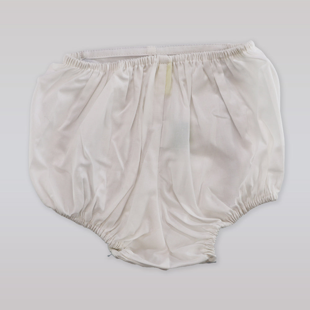 Pixie Lily Blue Trimmed Boy's Cotton Diaper Set 6 Months