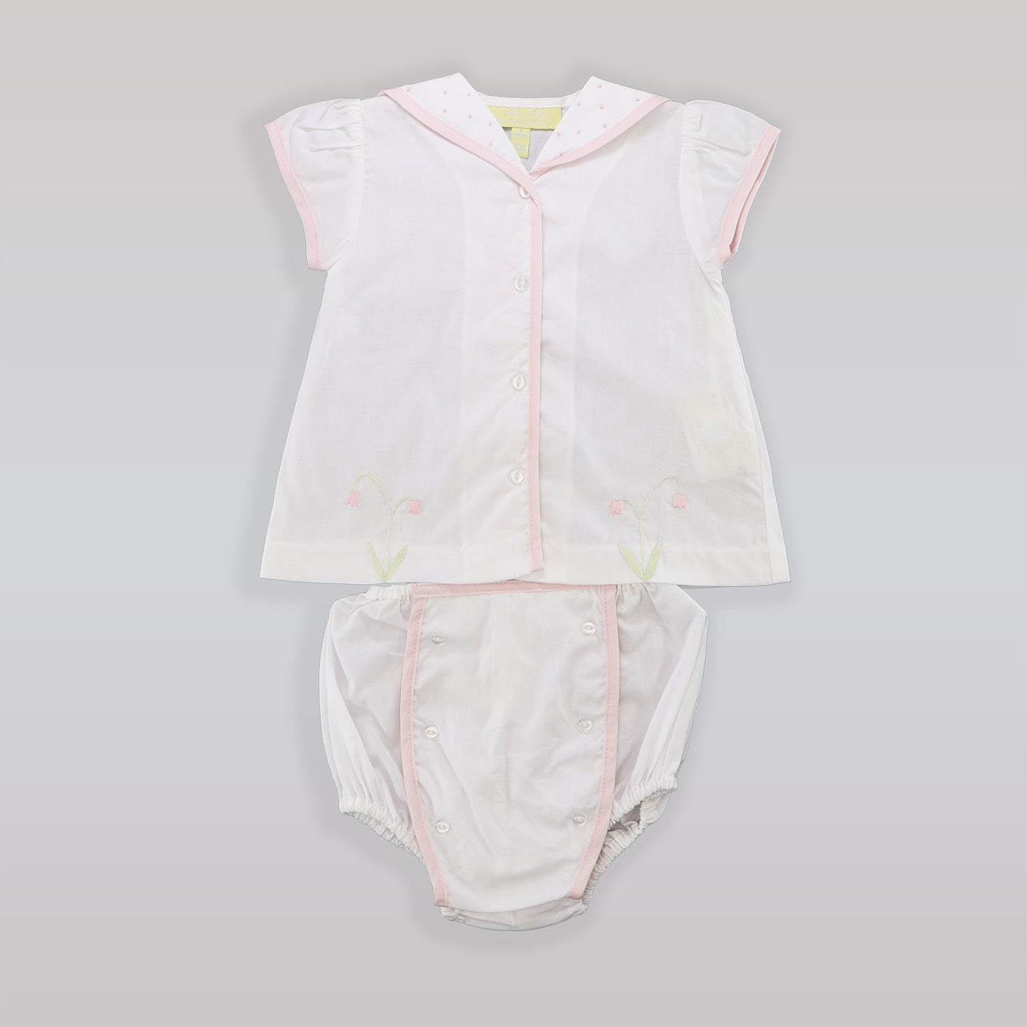 Pixie Lily Soft Cotton Girl's Diaper Set for Infants