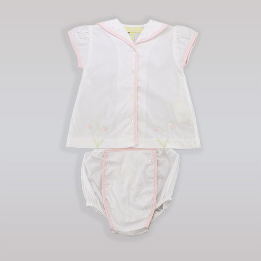 Pixie Lily Soft Cotton Girl's Diaper Set for Infants