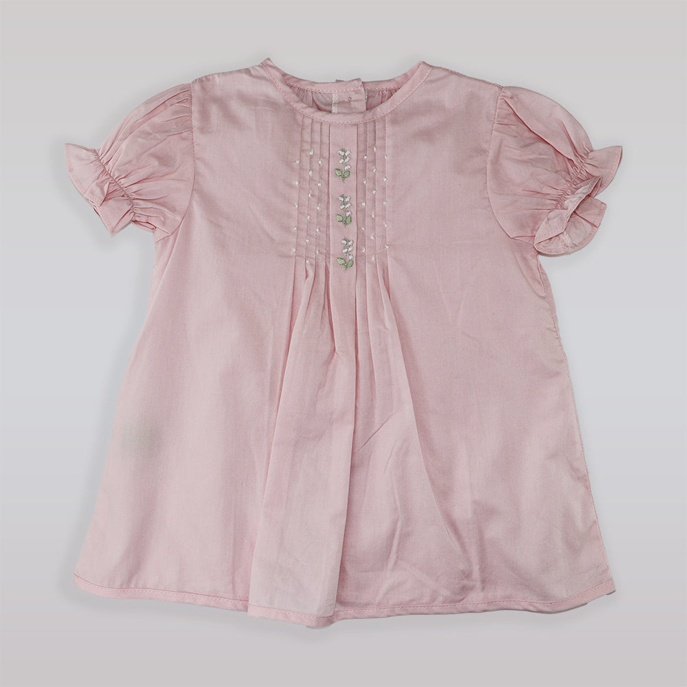 Classic Pixie Lily Pima Cotton Baby Dress and Bloomer Set