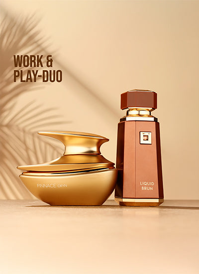 Fragrance World Work & Play Perfume Combo Pinnace Oryn Liquid Brun