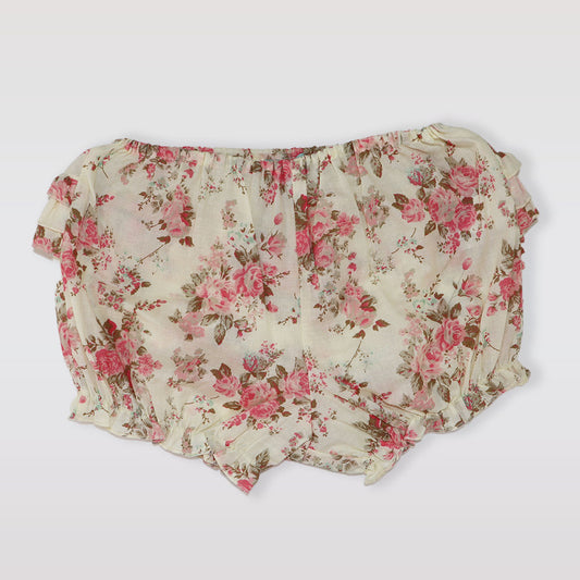 Nanos Baby Floral Print Ranita Romper for 12 Months