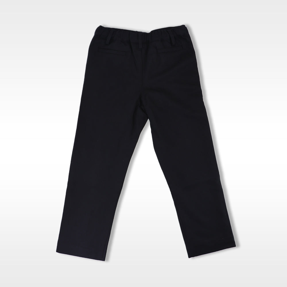 Rachel Riley Boys Navy Blue Soft Cotton Flannel Trousers