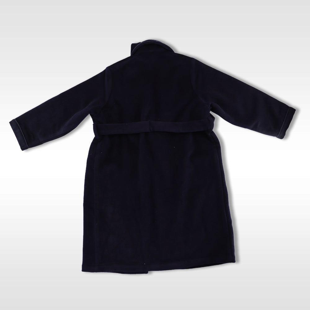 Rachel Riley Kids Luxury Navy Blue Soft Cotton Dressing Gown