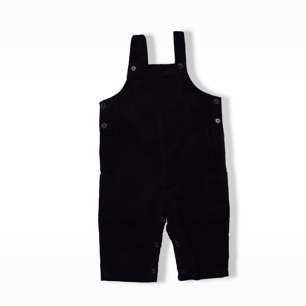 Rachel Riley Classic Navy Blue Corduroy Dungarees for Toddlers