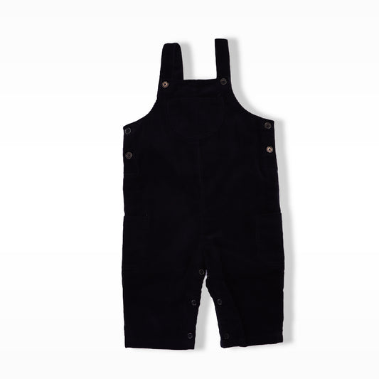 Rachel Riley Classic Navy Blue Corduroy Dungarees for Toddlers