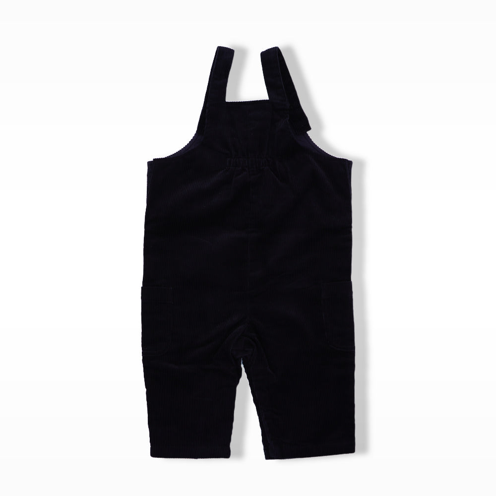 Rachel Riley Classic Navy Blue Corduroy Dungarees for Toddlers