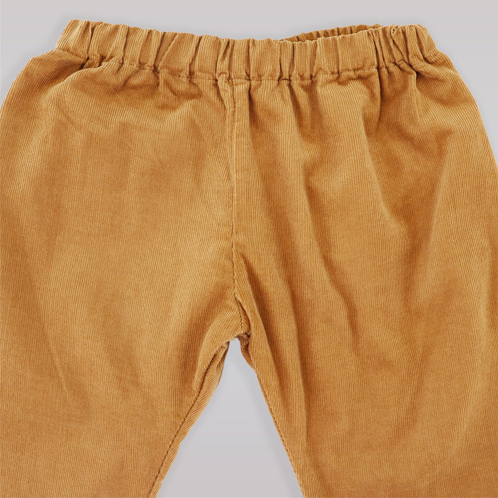 Rachel Riley Caramel Soft Cotton Corduroy Baby Trousers