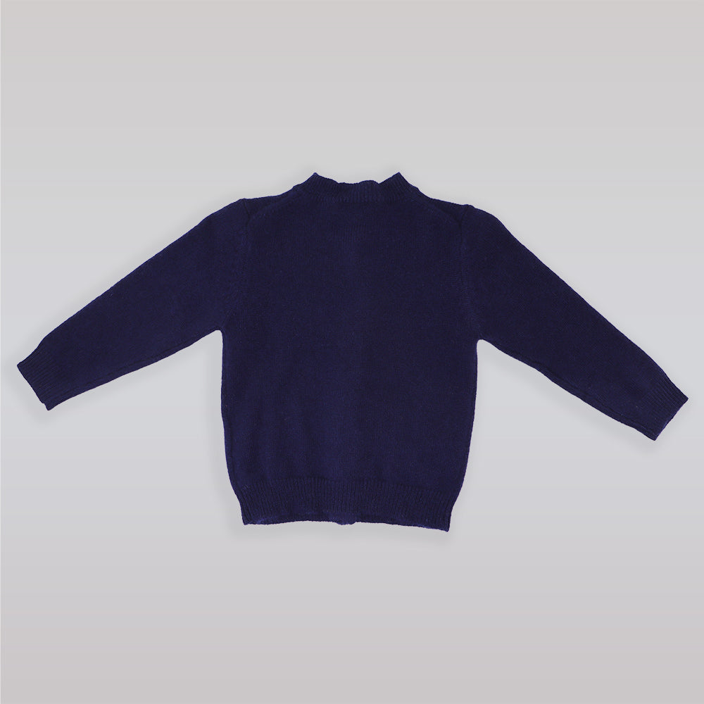 Rachel Riley Luxury Navy Blue Cashmere Cardigan for Baby Boys
