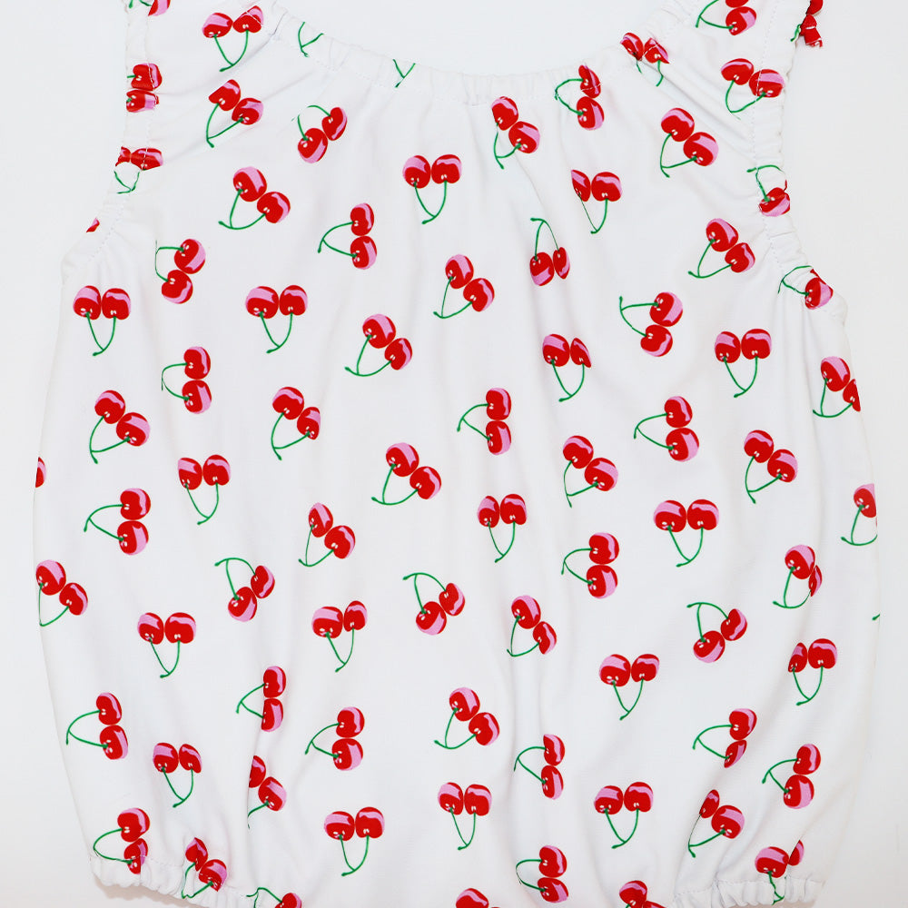 Rachel Riley Cherry Print Multi Coloured Toddler Beach Onesie
