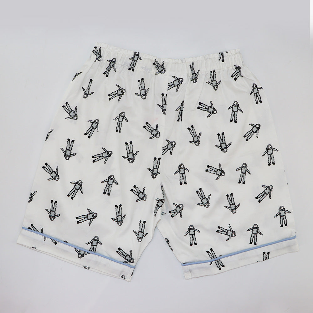 Rachel Riley Boys Astronaut Print Cotton Two Piece Pajama Set