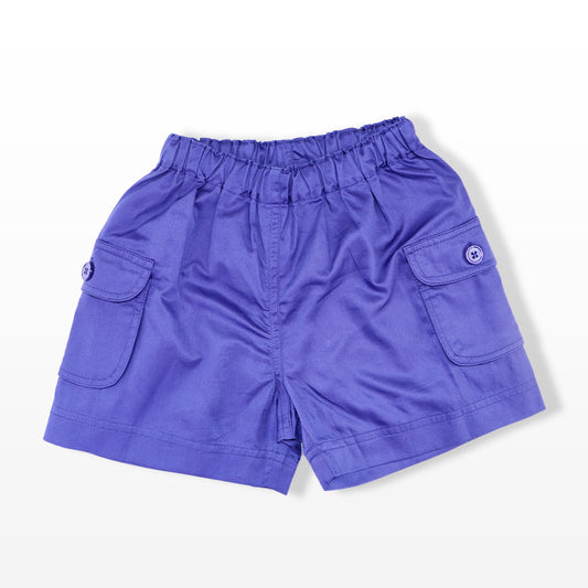 Rachel Riley Boys Classic Cotton Pocket Shorts in Navy Blue