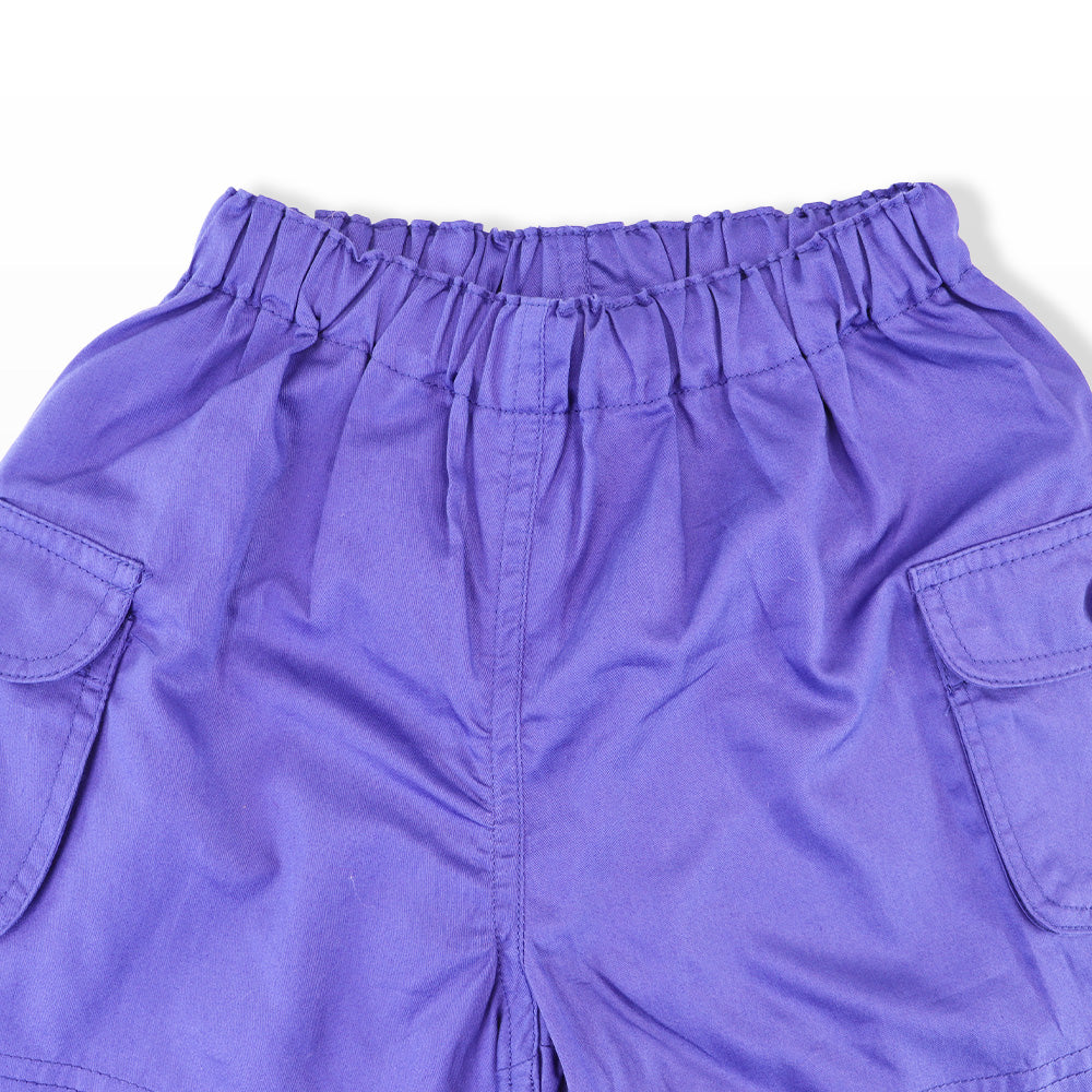 Rachel Riley Blue Cotton Pocket Shorts for Toddler Boys