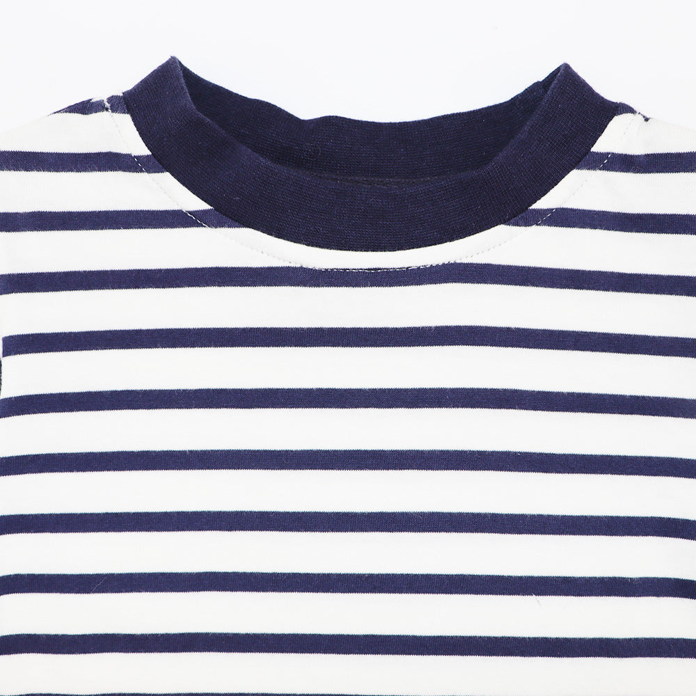 Rachel Riley Boys Striped Soft Cotton Toddler T-Shirt