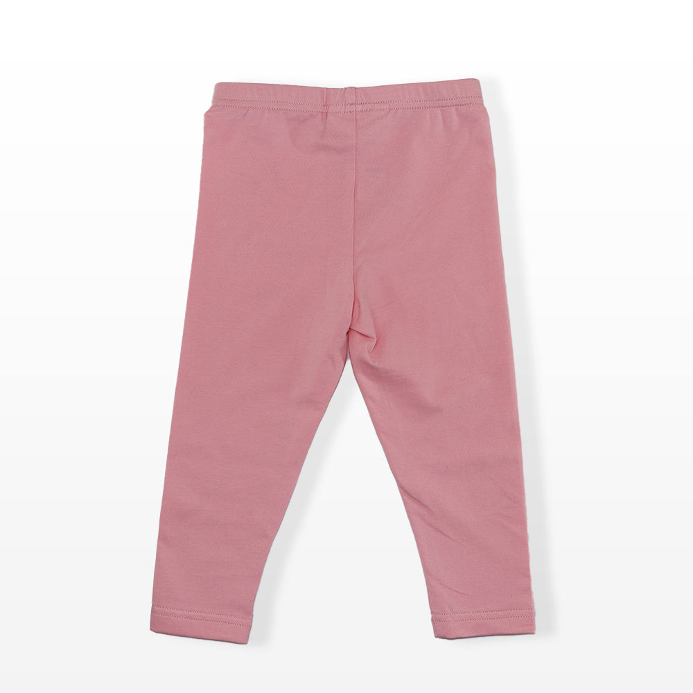 Rachel Riley Soft Pink Jersey Cotton Leggings for Infants