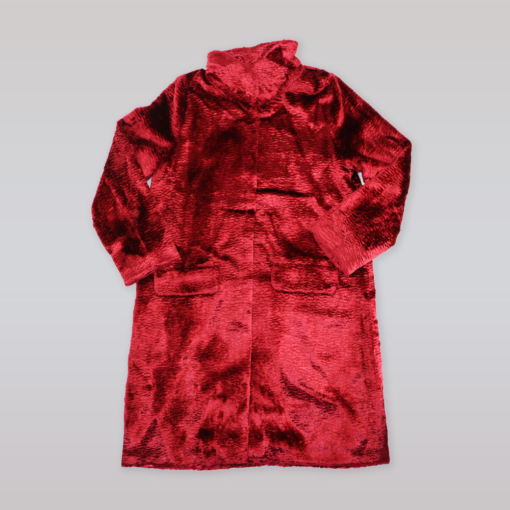 Rachel Riley Girls Red Wool Blend Tailored Classic Winter Coat