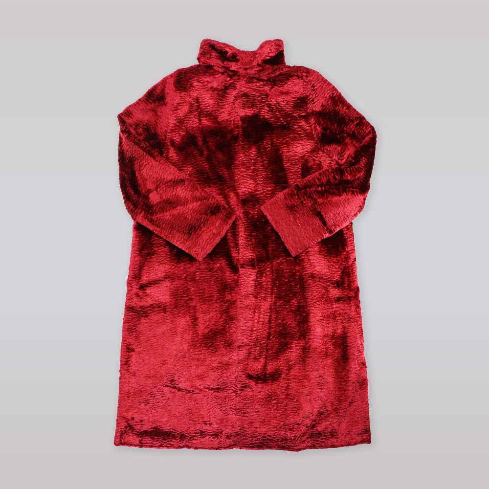 Rachel Riley Girls Red Wool Blend Tailored Classic Winter Coat
