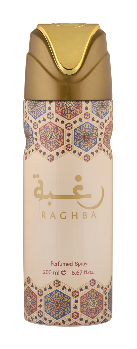 Lattafa Raghba Long Lasting Fragrance Body Spray Deodorant 200ml