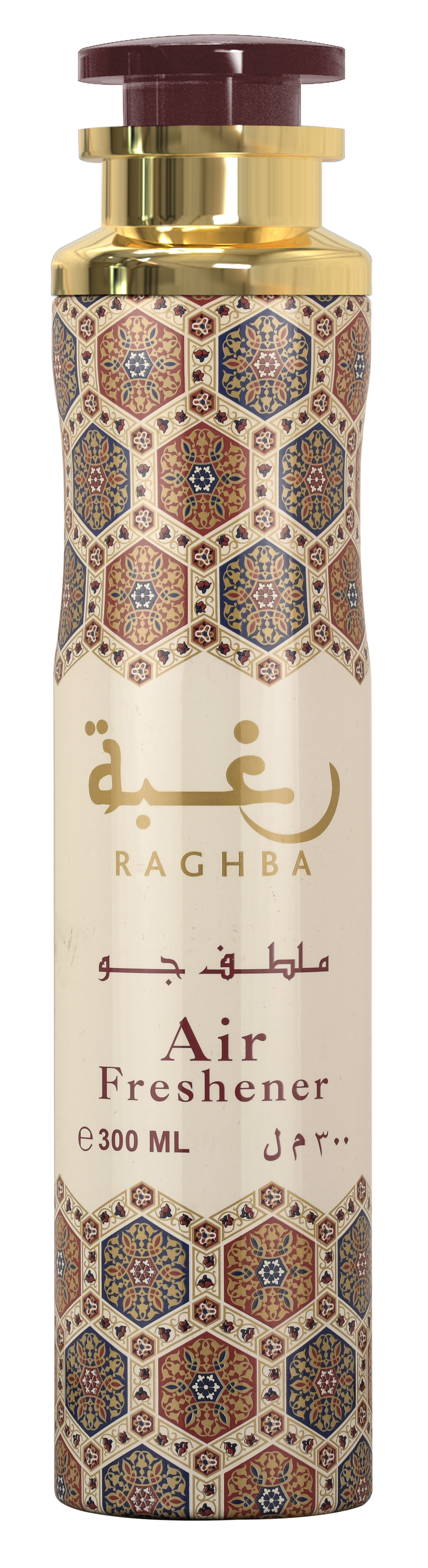 Lattafa Raghba Home Air Freshener Spray Long Lasting Scent 300ml