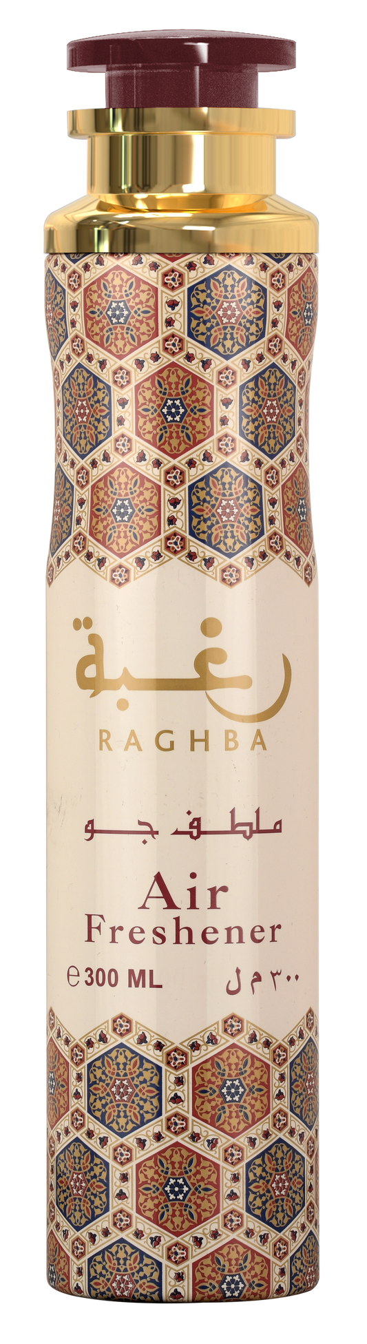 Lattafa Raghba Home Air Freshener Spray Long Lasting Scent 300ml