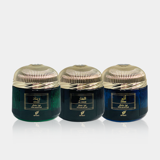 Afnan Ramadan Oud Muattar Trio Luxury Home Fragrance Set